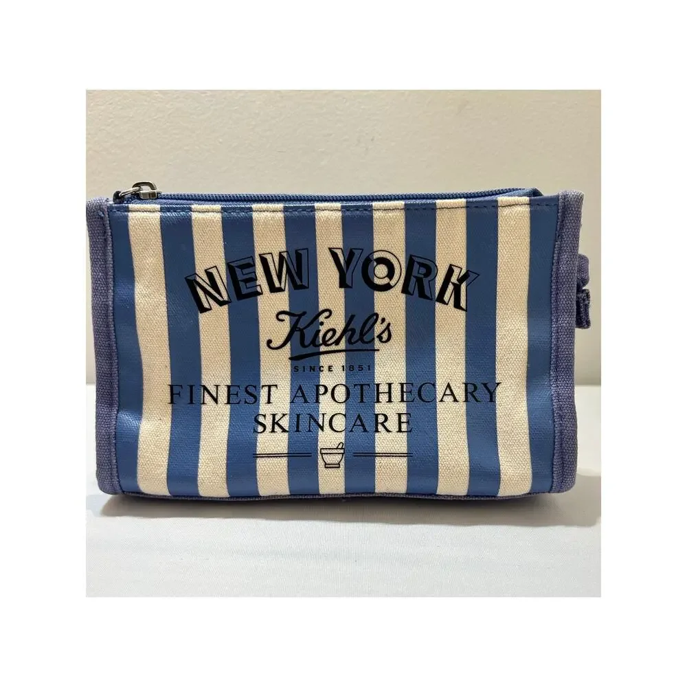 Kiehl's New York Apothecary Skincare Cosmetic Bag Pouch